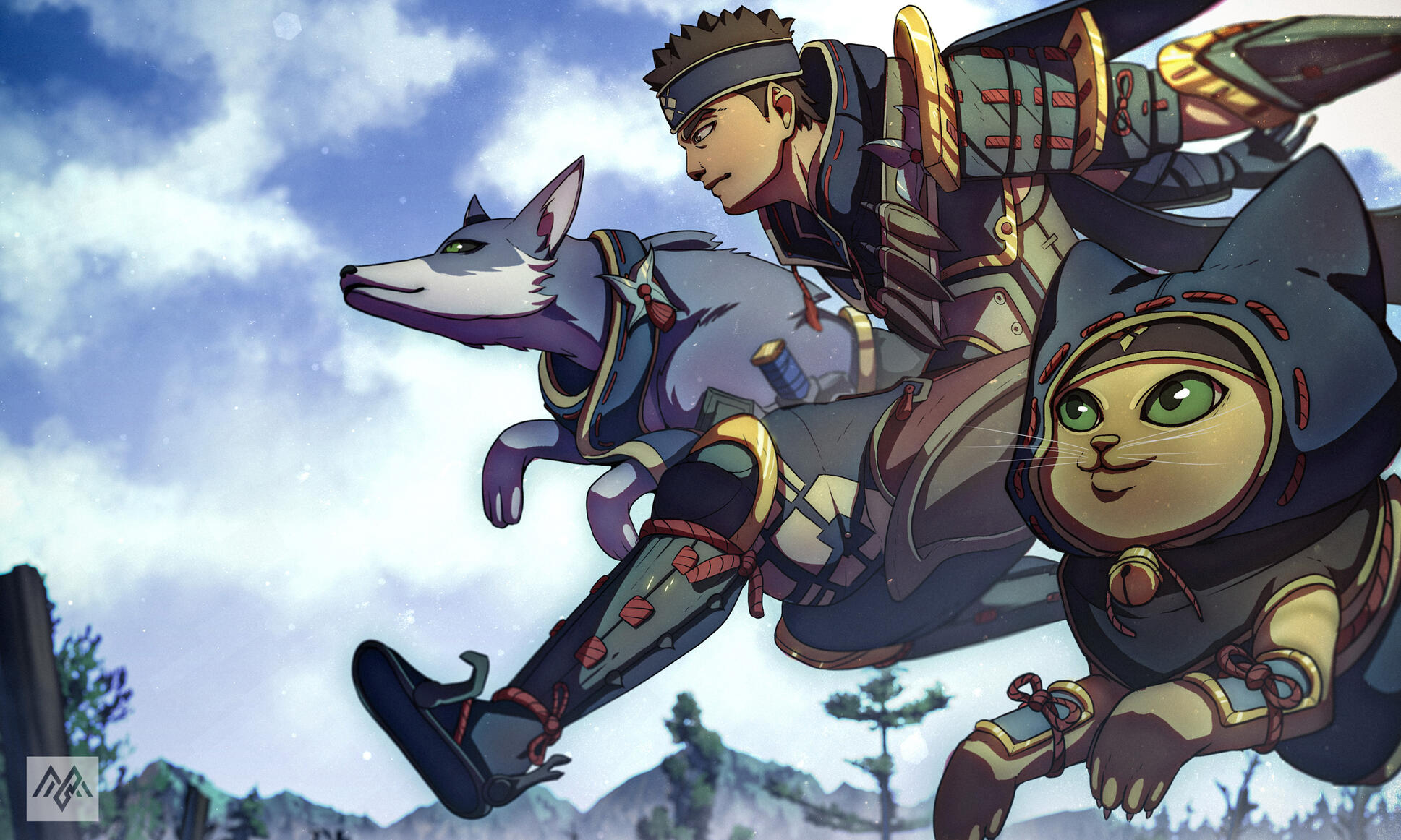 Monster Hunter Rise Fanart Monster Hunter Rise Fanart